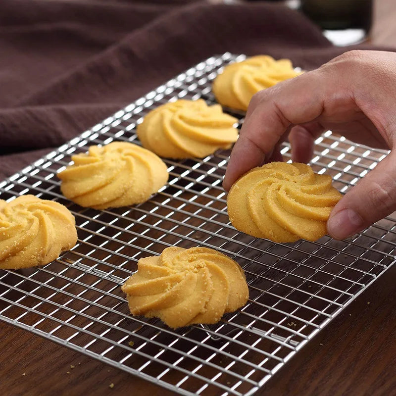 Stainless steel cooling and cooking rack